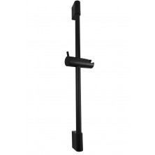 RAV SLEZÁK sprchová tyč 60 cm, pr. 20 mm - kov/plast - černá matná PD0015CMAT