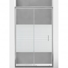 MEXEN APIA sprchové dveře 130x190 cm 5mm, chrom-pásy 845-130-000-01-20