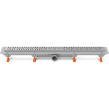 Podlahový linear. žlab 650 mm,boční D40,harmony mat CH 650 H 1