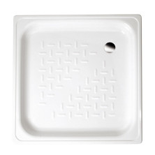 Smaltovaná sprchová vanička, čtverec 70x70x12cm, bílá PD70X70
