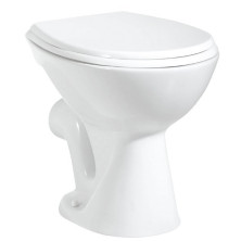 WC mísa stojící, 36x47cm, zadní odpad, bílá TP330