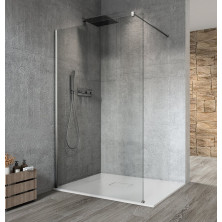 VARIO CHROME sprchová zástěna k instalaci ke stěně, čiré sklo, 1000 mm GX1210GX1010