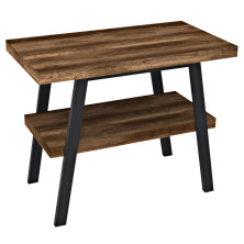 TWIGA umyvadlový stolek 90x72x50 cm, černá mat/dub tmavý VC442-90-11