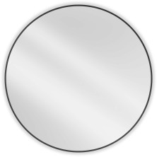 Mexen Loft kulaté koupelnové zrcadlo 100 cm, černý rám - 9850-100-100-000-70