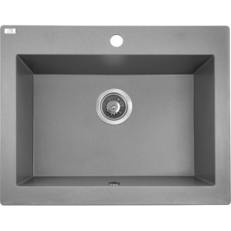 Laveo KOMODO SBK_510A Jednodřez, granit šedá