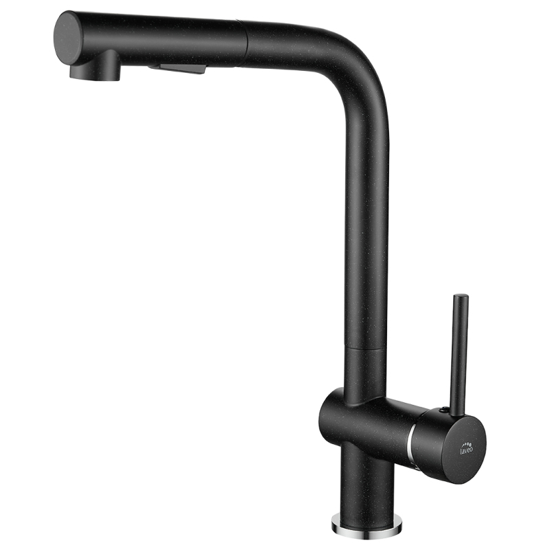 Laveo LUNA BLZ_769D Dřezová baterie, granit černá