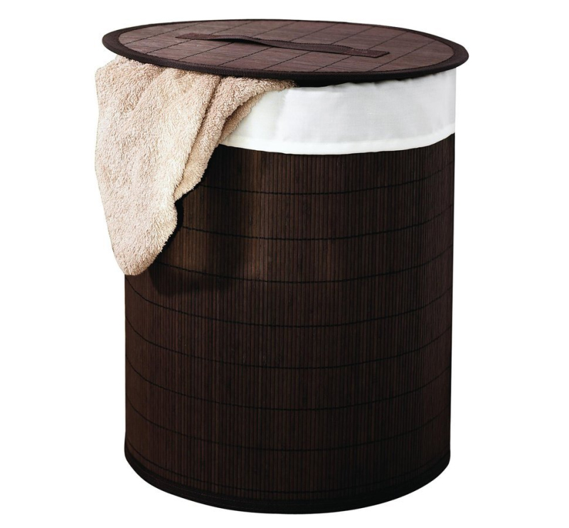 BEACH koš na prádlo, bambus, tmavě hnědá 21005038