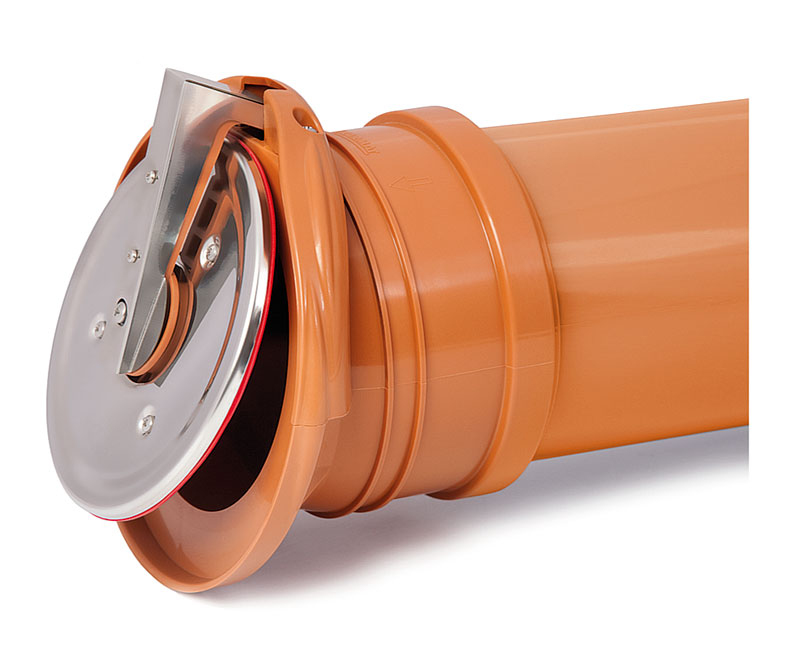 KARMAT Zpětná klapka DN160 koncová, nerezová klapka ZBK160