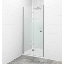 Sprchové dveře 80 cm, stripes, chrom SIKOSKN80S