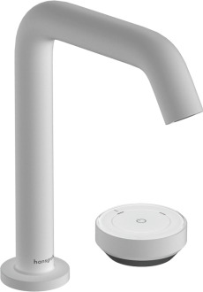 Umyvadlová baterie Hansgrohe Tecturis S s výpustí matná bílá 73353700
