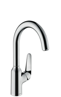 Dřezová baterie Hansgrohe Focus s otočným ramínkem chrom 71802000