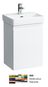 Koupelnová skříňka pod umyvadlo Laufen Pro S 41,5x32,1x58 cm multicolor H4833010969991
