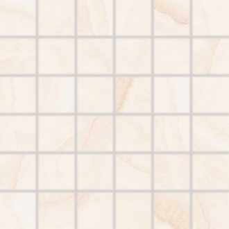 Mozaika Rako Onyx světle béžová 30x30 cm lesk WDM05834.1