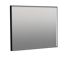 Zrcadlo LED 90x70,hliník černá,IP44 ALUZ9070CLEDP