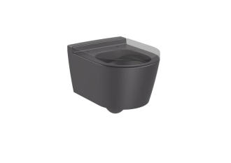 Wc závěsný Roca Inspira Onix mat zadní odpad A346528640