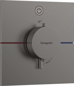 Sprchová baterie Hansgrohe ShowerSelect Comfort E bez podomítkového tělesa kartáčovaný černý chrom 15571340