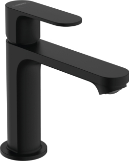Umyvadlová baterie Hansgrohe Rebris S s výpustí matná černá 72519670