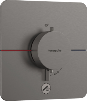 Sprchová baterie Hansgrohe ShowerSelect Comfort Q bez podomítkového tělesa kartáčovaný černý chrom 15589340
