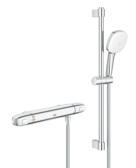 Sprchová baterie Grohe Grohtherm 1000 New se sprchovým setem chrom 34819005