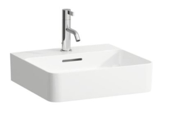 Umývátko Laufen Val 45x42 cm otvor pro baterii uprostřed H8162800001041