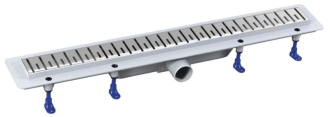 Sprchový žlab Polysan KLAVER 91 cm plast nerez 73741