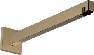 Sprchové rameno Hansgrohe na stěnu kartáčovaný bronz 24337140