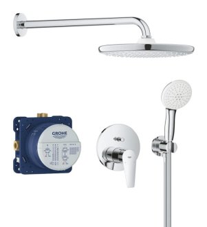 Sprchový systém Grohe BauEdge včetně podomítkového tělesa chrom 25290000