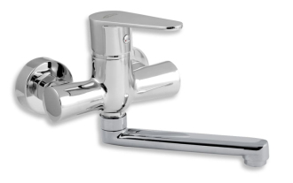 Dřezová baterie Novaservis Titania Fresh s otočným ramínkem 100 mm chrom 96077,0