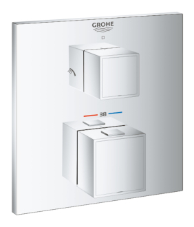 Termostat Grohe Grohtherm Cube bez podomítkového tělesa chrom 24154000