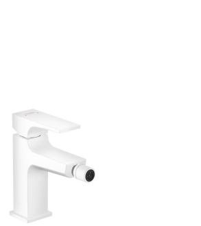Bidetová baterie Hansgrohe Metropol s clic-clacem matná bílá 32520700