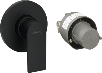 Sprchová baterie Hansgrohe Rebris E včetně podomítkového tělesa matná černá 72658670