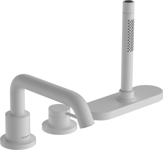 Vanová baterie Hansgrohe Tecturis S bez podomítkového tělesa matná bílá 73447700