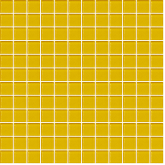 Skleněná mozaika Premium Mosaic žlutá 30x30 cm lesk MOS25YE