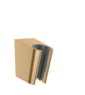 Držák sprchy Hansgrohe na stěnu kartáčovaný bronz 28331140