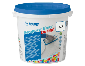 Spárovací hmota Mapei Kerapoxy Easy Design měsíční bílá 3 kg R2T MAPXED3103