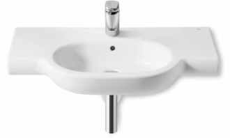 Umyvadlo Roca Meridian 85x46 cm otvor pro baterii uprostřed A32724D000