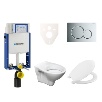 Cenově zvýhodněný závěsný WC set Geberit k zazdění + WC S-Line S-line Pro 110.302.00.5NR2