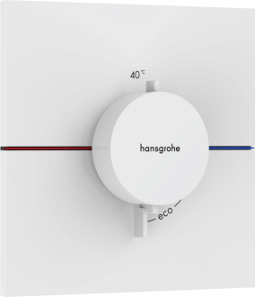 Sprchová baterie Hansgrohe ShowerSelect Comfort E bez podomítkového tělesa matná bílá 15574700