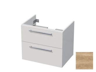 Koupelnová skříňka pod umyvadlo Laufen Pro S Naturel Ratio 61x56x44 cm dub Nebraska přírodní PS652Z56.31