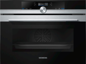 Siemens iQ700, Kompaktní vestavná trouba, 60 x 45 cm, Nerez, CB635GBS3