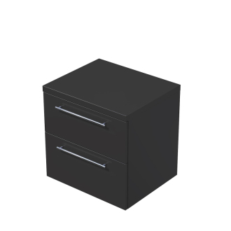 Koupelnová skříňka pod umyvadlo na desku Naturel Ratio 60x59,6x50 cm antracit lesk ND602Z56.A0076