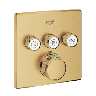 Vanová baterie Grohe Grohtherm SmartControl bez podomítkového tělesa Brushed Cool Sunrise 29126GN0