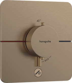Sprchová baterie Hansgrohe ShowerSelect Comfort Q bez podomítkového tělesa kartáčovaný bronz 15589140