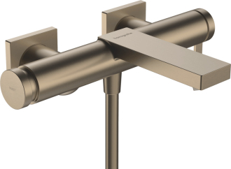 Vanová baterie Hansgrohe Tecturis E bez sprchového setu 150 mm kartáčovaný bronz 73420140