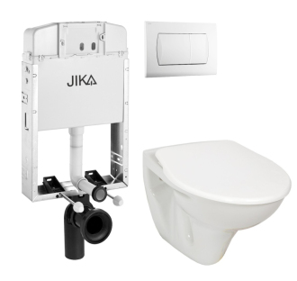 Cenově zvýhodněný závěsný WC set Jika k zazdění + WC Jika Nila KMPLJIKA
