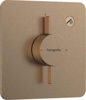 Sprchová baterie Hansgrohe DuoTurn Q bez podomítkového tělesa kartáčovaný bronz 75614140