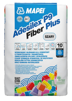 Lepidlo Mapei Adesilex P9 Fiber Plus šedá 25 kg ADESILEXP9FIBER