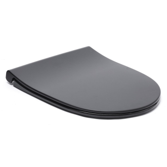 SENTO SLIM SEAT,soft closing, QR M.black 120-083R009
