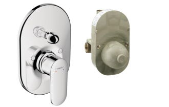 Vanová baterie Hansgrohe Vernis Blend včetně podomítkového tělesa chrom 71473000
