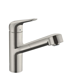 Dřezová baterie Hansgrohe Focus M42 s vytahovací sprškou nerez 71814800